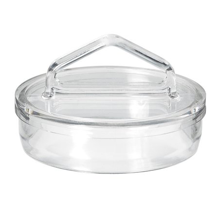 VISIPAK CLOSURE-ROUND HANG PLUG-3"-(FDA)-CLEAR-POLYBAG, 500PK 048703